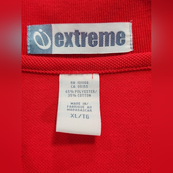 Ash City Extreme Bright Red Polo Shirt - Picture 4 of 6